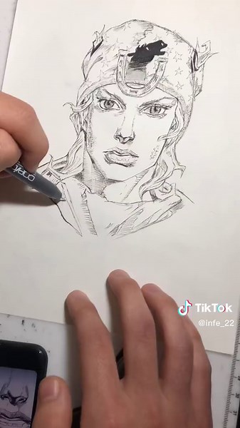 ジョニィジョースター一発描きしてみた！#illustration #一発描き #drawing #イラスト #jjba #ジョジョ #ジョジョの奇妙な冒険 #jojosbizarreadventure