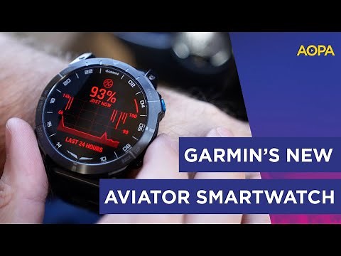 Flying with the new Garmin D2 Mach 1 Pro Aviator Smartwatch