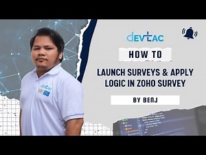 Zoho Survey Beginner Tutorial | Create, Launch & Use Question Logic Easily