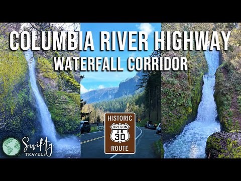 Columbia River Gorge Waterfalls & the Historic Highway- Waterfall Corridor and Vista Point!