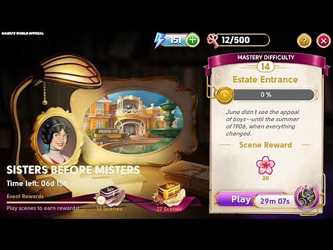 June's Journey Secrets 30 Scene 14 Estate Entrance Word Mode 4K ULTRA HD