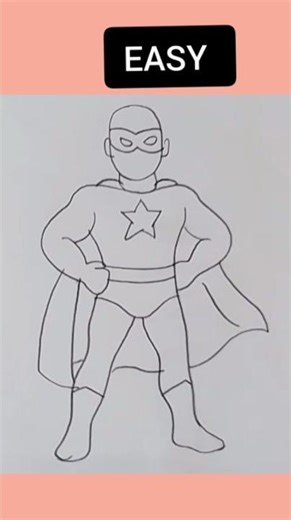 EASY Superman Drawing