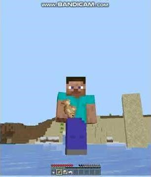 comiendo pescado en minecraft #minecraft #opticraft #XD