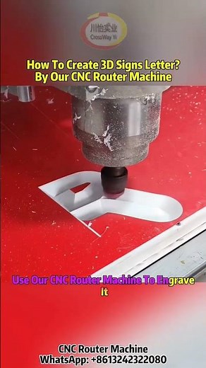 CNC Milling 3D PVC Letter For Signs