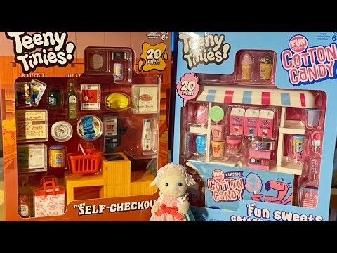 Teeny Tinies Cotton Candy and Self Check Out sets - Sylvanian Families, Five Below