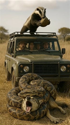 Honey Badger VS Python Rescue Wolf