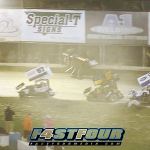 2.7K views · 34 reactions | Just one of the many wild things we captured at Deming Speedway last night. Don’t miss the $10,000 to win Finale tonight! LIVE exclusive coverage on fastfourmedia.com! | Fast Four Media | Facebook