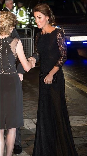 Kate Middleton’s Timeless Black Gown Moment Pure Royal Elegance on Display