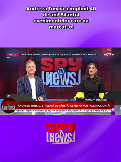 Andreea Tonciu a împlinit 40 de ani și a marcat această schimbare de prefix cu un bilanț impresionant al momentelor care i-au definit parcursul! De la ascensiunea rapidă în televiziune și controversele care au ținut primele pagini ale ziarelor, până la rolul de mamă și soție care a liniștit-o, vedeta trece în revistă evenimentele majore care au marcat-o profund.#spynews #antenastars #fyp