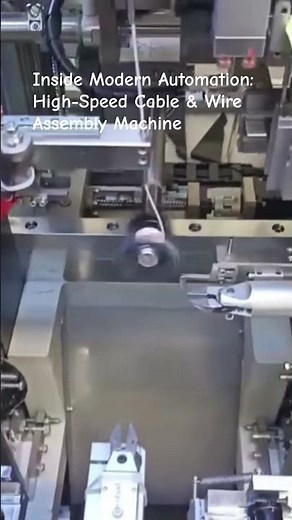 Inside Modern Automation: High-Speed Cable & Wire Assembly Machine