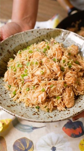 Honey Garlic Chicken Fried Rice