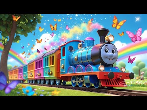SEO Title: The Colourful Train 🚂 | Learn Colors with Fun Train Song | Educational Song for Kids