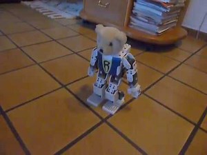 Robotis Mini - first test (16x XL-320 Dynamixels smart servos, OpenCM9.04C)