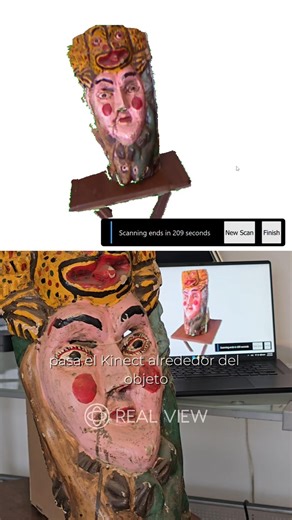 Escaneo 3D con un Kinect! Que tan facil es... #3dscan #ingenieria #tecnologia #kinect #videojuegos