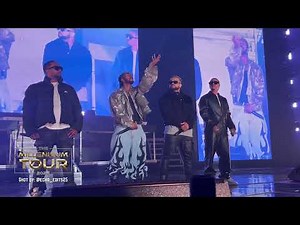 B2K reunite for Millennium Tour LA show & crowd gives a standing ovation!