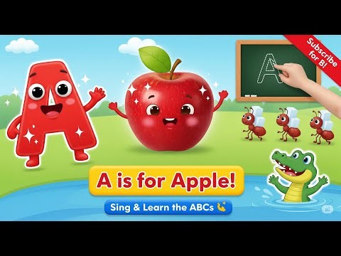 “A is Awesome!” | Learn Letter A (Phonics + Fun)