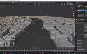 Blender+Google maps创建GIS 3D场景