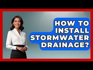How To Install Stormwater Drainage? - Civil Engineering Explained