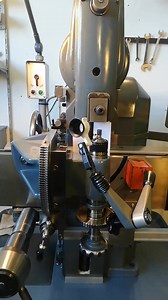 Aciera F3 swiss toolmaker mill from 1966 with slotting head and direct divider in action | Swisstoolmaker