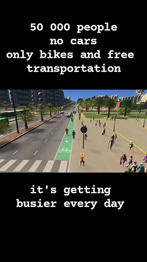 My city without cars is growing and getting more and more busy. It's so cool to see all these bikes driving around the city 🙂 | Igor Špehar