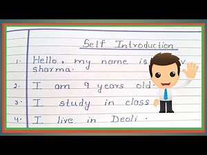 Essay Self Introduction in English | Simple & Easy Introduction for Students