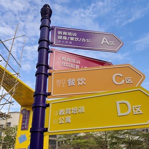 [Hot Item] Outdoor Totem Sign Board Full Color Programmable LED Sign