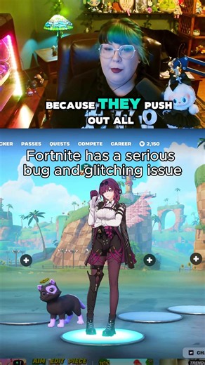 Let’s work on fixing the game please @Fortnite Official #fortnite #fortniteclips #fortnitebugs #fortniteupdate #fortnitegirly