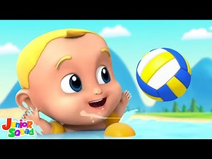Swimming Song - Family Fun at Pool   More Kids Rhymes & Baby Music - Videos For Kids
