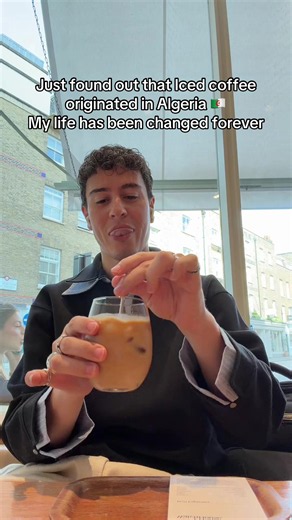 Iced coffee Algeria: early documented iced coffee origin