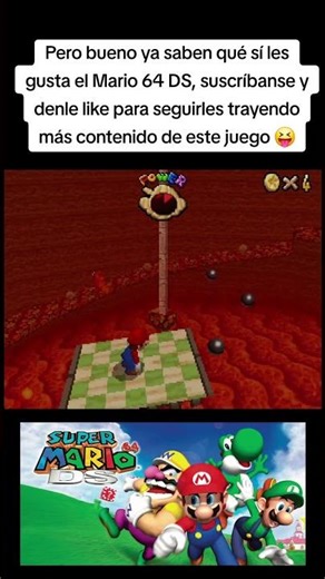 Conseguimos la sexta estrella del mundo 7 del Super Mario 64 DS. #supermario64ds