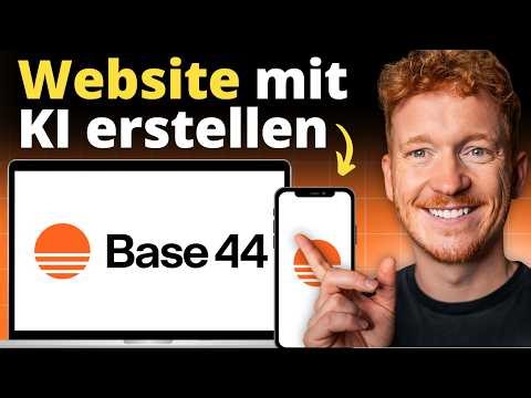 KI Website erstellen mit Base44 - Ich habe es getestet und es ist VIEL besser als erwartet