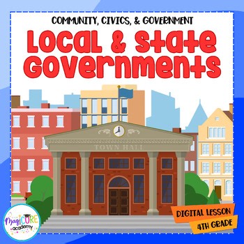 State & Local Government Levels Social Studies Digital Video Lesson Activity