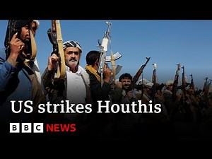 US launches fourth round of strikes on Houthis in Yemen | BBC News