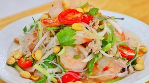 60K views · 4K reactions | Thai Glass Noodle Salad Recipe Written Recipe: https://cicili.tv/thai-glass-noodle-salad | CiCi Li | Facebook