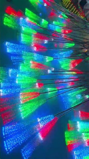 LED Fireworks tree branch lamp bead aging test