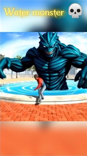 Franklin ne pool me jump lagayi aur Monster aa gaya 😨🔥 | IB3D Shorts #shorts