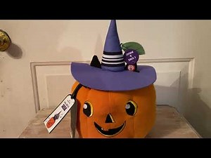 HallMark Halloween Peek-A-Boo Cat In A Pumpkin