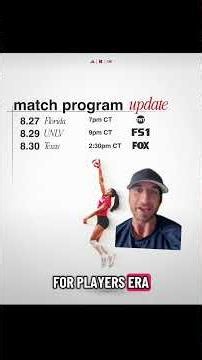 Nebraska volleyball 2026 television schedule