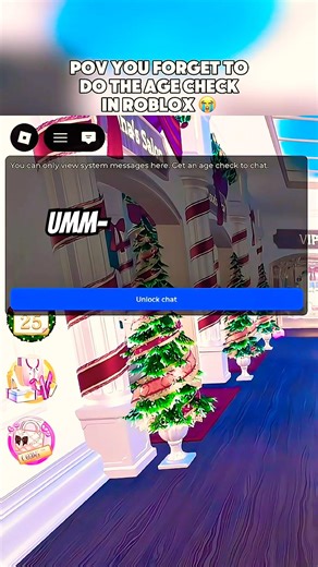 💄ROBLOX AGE CHECK UPDATE- 😭❤️ #dti #memes #dresstoimpress #relatable #roblox #chat #update #shorts