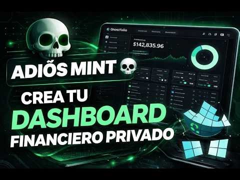 Adiós Mint 💀: Tu propio servidor privado y automático de finanzas con Ghostfolio (Docker Windows)