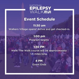 We’re just four days away from taking a stand for epilepsy awareness, support, and action. Every step we take brings us closer to a world without stigma. Are you ready? Put on your sneakers and get pumped! Check the full schedule at nationalepilepsywalk.org | Epilepsy Foundation of America