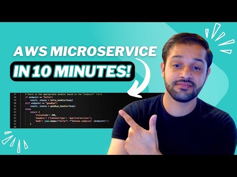 Deploy AWS Microservice in 10 Minutes!