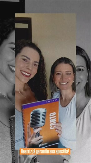 Ritmix | Escola de Música (antiga Ritmiza) on Instagram: "A Beatriz já garantiu o novo guia da sua jornada vocal! 🎤✨ ​Aqui na Escola de Música Ritmix, acreditamos que o talento precisa de um mapa. Nossa apostila exclusiva não é apenas um material de apoio, é um método completo desenvolvido para que você: ​✅ Estude em casa: Leve a metodologia da Ritmix para o seu dia a dia. ✅ Visualize sua evolução: Saiba exatamente o que você já domina e qual o próximo passo. ✅ Organização total: Nada de folhas