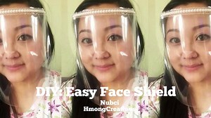 44K views · 405 reactions | Here is an easy DIY face shield tutorial. ❤️ I saw this in a video and thought I’d tried it out for myself. ❤️ Supplies: 1.Head band ( the pearl one was all that I had)  2. Protector Sheet Hope you all are staying safe. It’s such a nice day today to sit outside  | Hmong Creations | Facebook