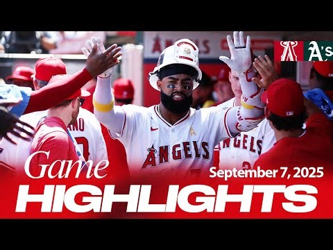 A's vs. Angels Game Highlights (9/7/25) | MLB Highlights