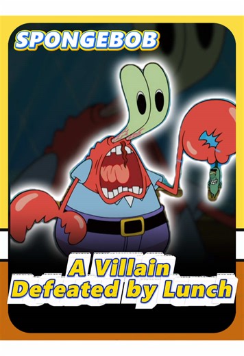 A villain defeated by lunch.#spongebob #cartoon #funny #tiktok | bob the sponge