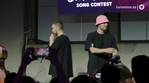 Beim deutschen Botschaftsempfang hat das Kalush Orchestra aus der Ukraine mit ihrem Wettbewerbssong "Stefania" überzeugt. | Eurovision Song Contest Deutschland