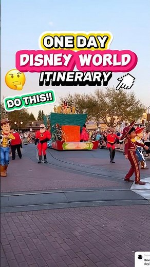 EASY 1-Day Disney World Itinerary! 😮🏰 (Disney Planning Tips)