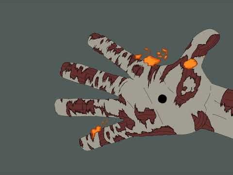 shigaraki hand burning