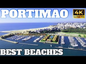 PORTIMAO FROM ABOVE - BEST BEACHES - PRAIA DA ROCHA- ALGARVE - PORTUGAL 4K - 2024